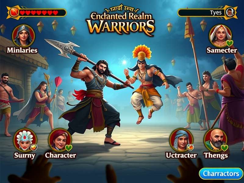Enchanted Realm Warriors Indian festival event